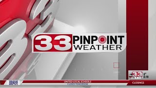 Scattered clouds and frigid temperatures into Thursday morning