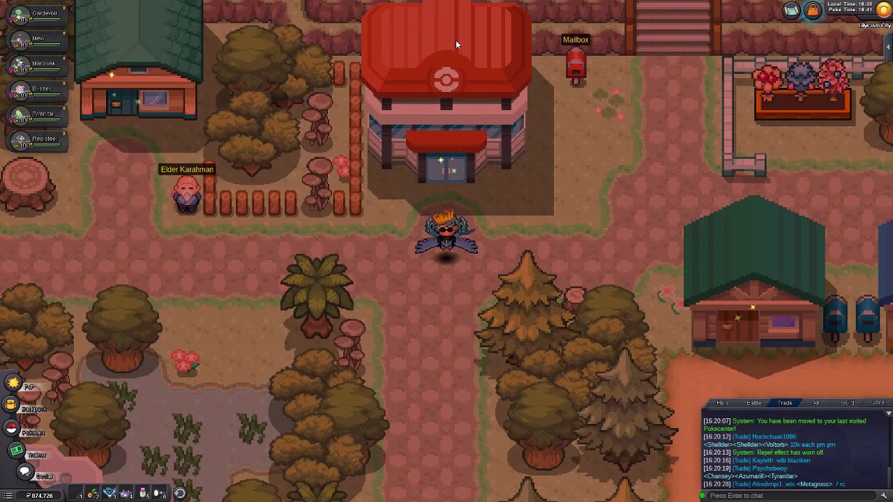 Pokemon Revolution Online All Boss Locations, Hoenn Region YouTube