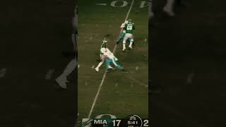 Jalen Hurts DOT to AJ Brown in double coverage ??shorts nfl football eagles dolphins