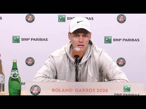 Video Roland-Garros 2026 - Jannik Sinner: If you dont feel pressure, you dont care