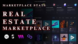 Marketplace Stats | Build Real-Estate Marketplace Using ThirdWeb, Solidity, Next Js & Deploy