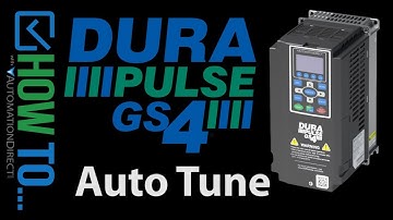 DURApulse GS4 VFD Auto-Tuning Tutorial from AutomationDirect