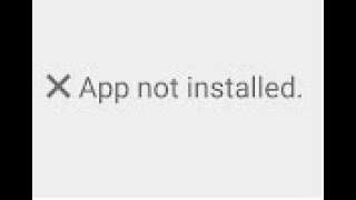 Ошибка «приложение не установлено» при установке из файла .apk