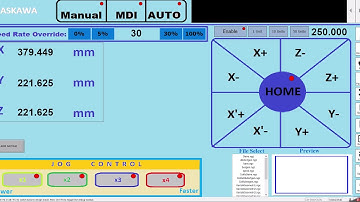 GCode HMI ServoOn ve Home Islemleri