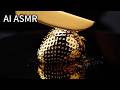 Golden Fruit Cutting ASMR 🍍✨ Shiny Crisp Slicing | Sound-Controlled Stress Relief