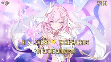 EX Abyss RedLotus (516D) v8.5 HLE feat. HoHe vs Hephaestus | 791 Score | Honkai Impact 3rd