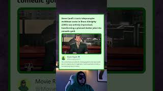 Bruce Almighty 2003 Steve Carell Improvised The Iconic Teleprompter Meltdown Scene