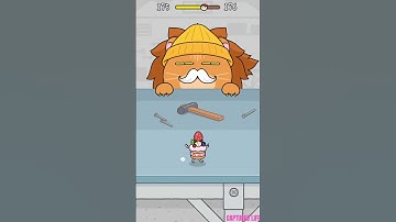 HIDE & SEEK: CAT😺ESCAPE😺LIONvsCAKE😺 LEVEL175 #shortvideo #ytshort #games #fun #funny  #satisfying