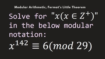 Modular Arithmetic Number Theory problem on Fermat