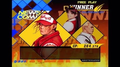 Capcom vs SNK 2: Terry, Athena, Eagle Arcade playthrough