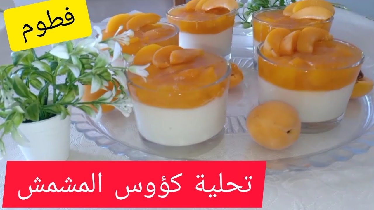 تحلية المشمش 🥭صيفية منعشة وراقية بمقادير بسيطة وفي متناول الجميع