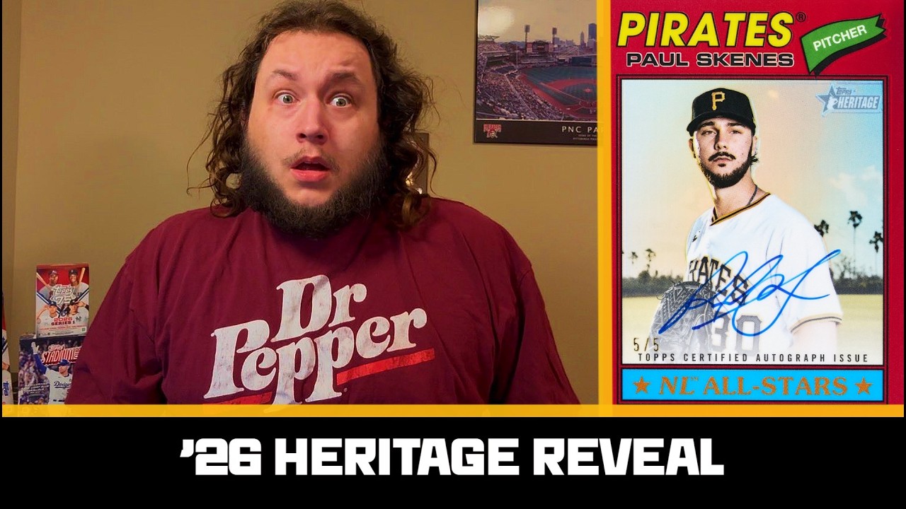 Серия Topps Heritage 2026 официально представлена! Вот что нам известно на данный момент…