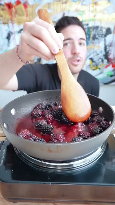 BLACKBERRY SAUCE 😍 What would you pour it on? #shorts
