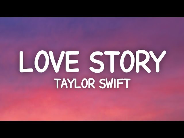 Taylor Swift - Love Story (Lyrics) romeo save me class=