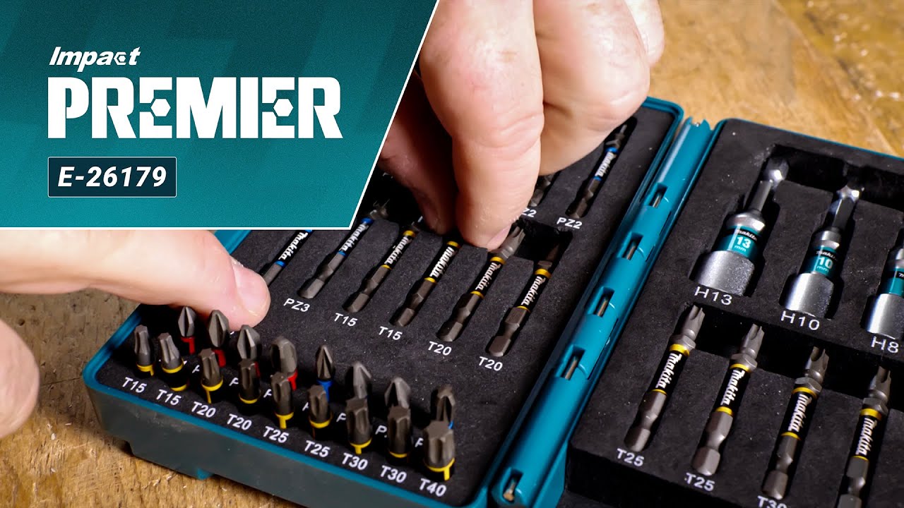 Impact Premier Bit Set (E-26179) | Precision 50mm Bits for