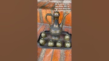 Bộ trà đồng #phongthuy #doco #doco #dodongmynghe