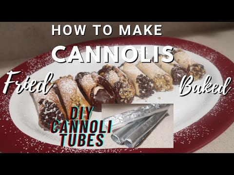 How To Make Cannolis in Two ways and WITHOUT Tubes/Molds