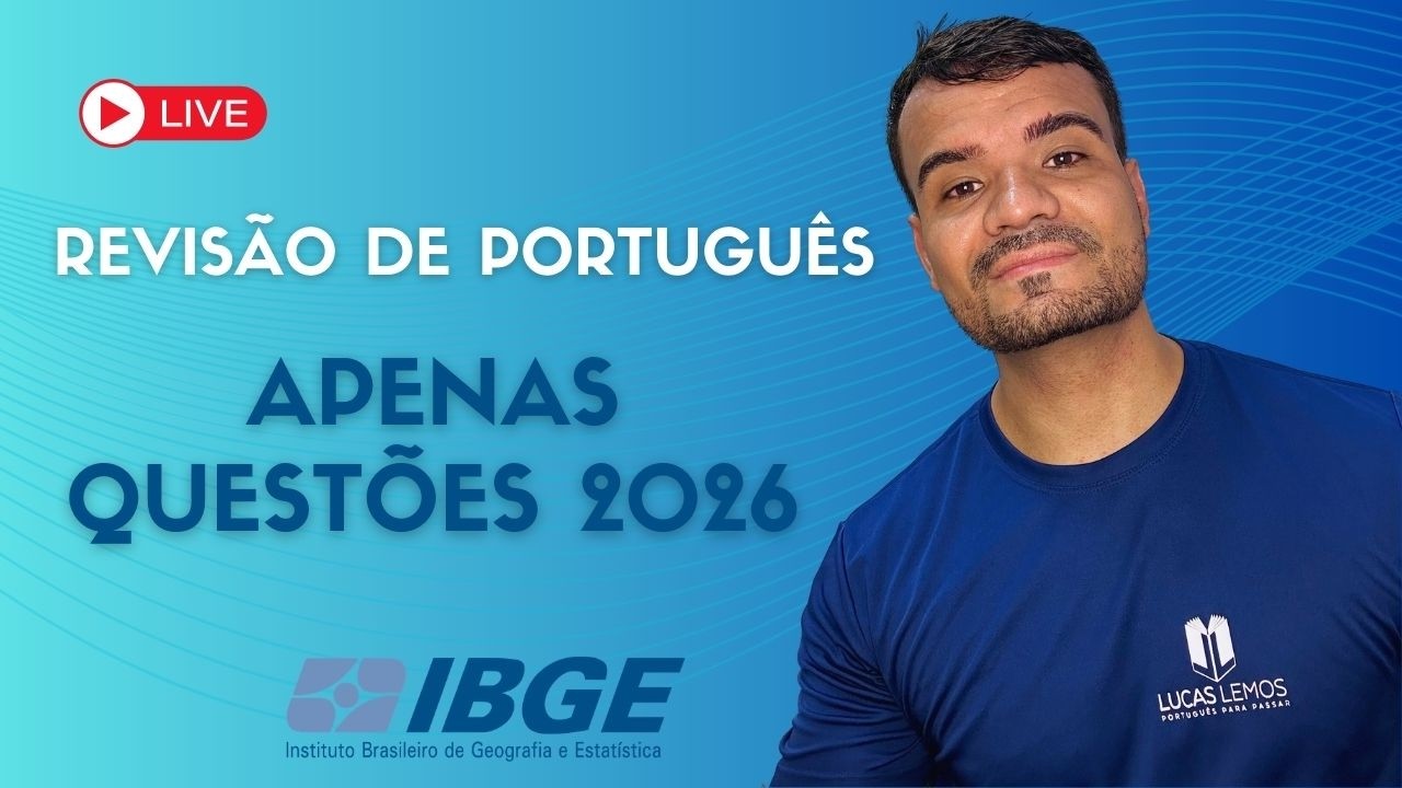REVISÃO de PORTUGUÊS para o IBGE com a principais questões 2026 da FGV