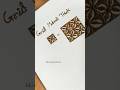 Grid Mehndi Trick।।Easy Grid Mehndi design hack। grid heena tutorial।#mehndidesign #shortsfeed #art