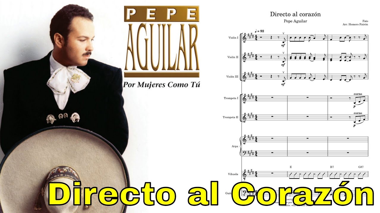 Directo al corazón | Partitura Mariachi