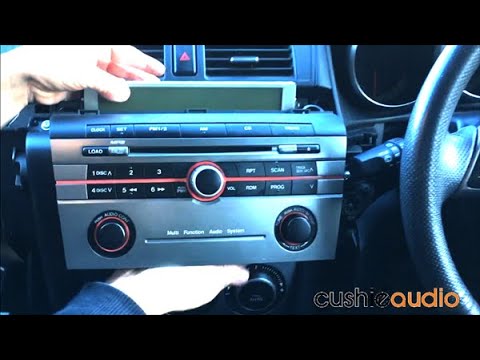 Mazda 3 head unit removal and Grom BT3 Bluetooth kit instal