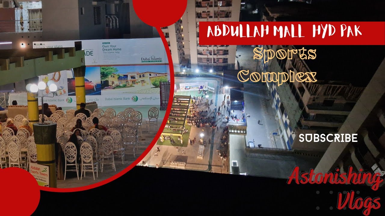 ABDULLAH MALL SPORTS COMPLEX // ABDULLAH MALL HYDERABAD PAKISTAN.