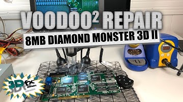 Troubleshooting and Repairing a 3Dfx Voodoo 2!