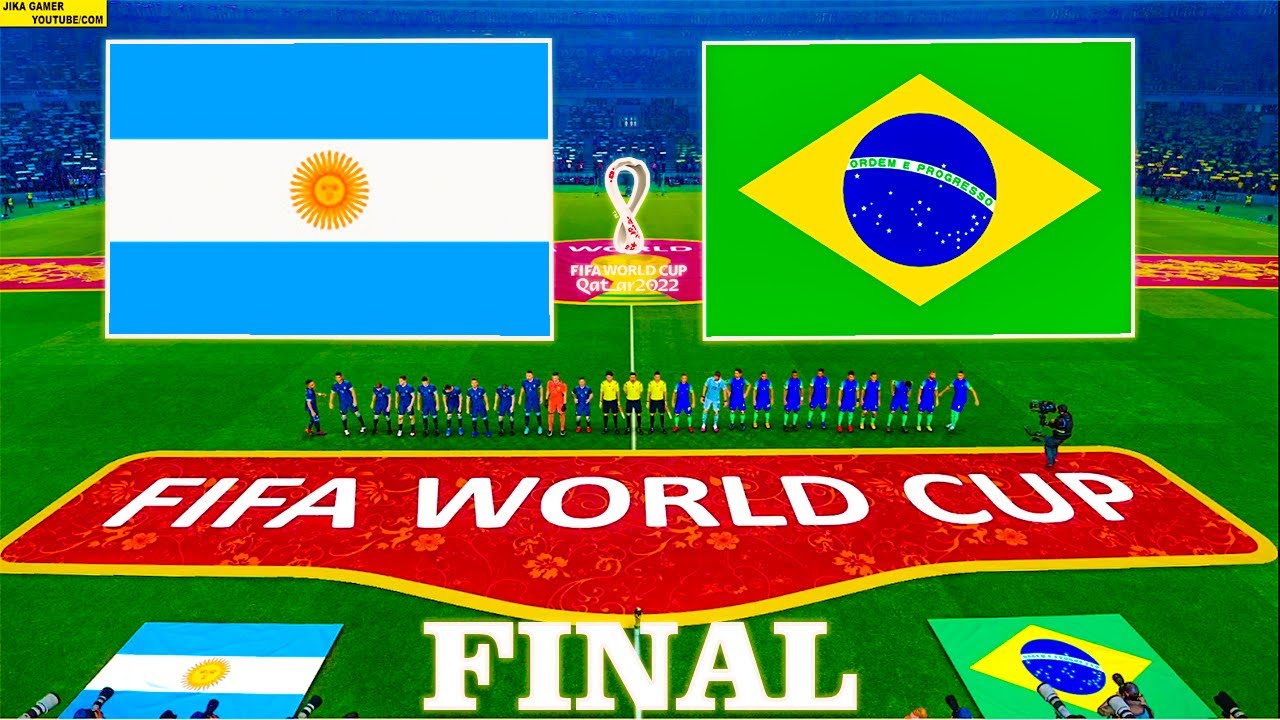 PES FINAL Argentina Vs Brazil FIFA World Cup 2022 Qatar Full Mach pes-final-argentina-vs-brazil-fifa-world-cup-2022-qatar-full-mach