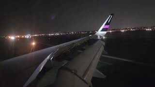 VOLARIS A21NX LANDING LATE NIGHT IN MEXICO CITY