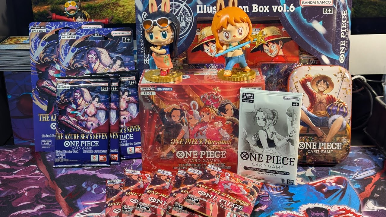 SUPER HITS, Heroines Edition! One Piece EB-03 Release day!! And some OP14 and an Illustration Box 6 