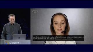 Skype Translator demo from WPC 2014