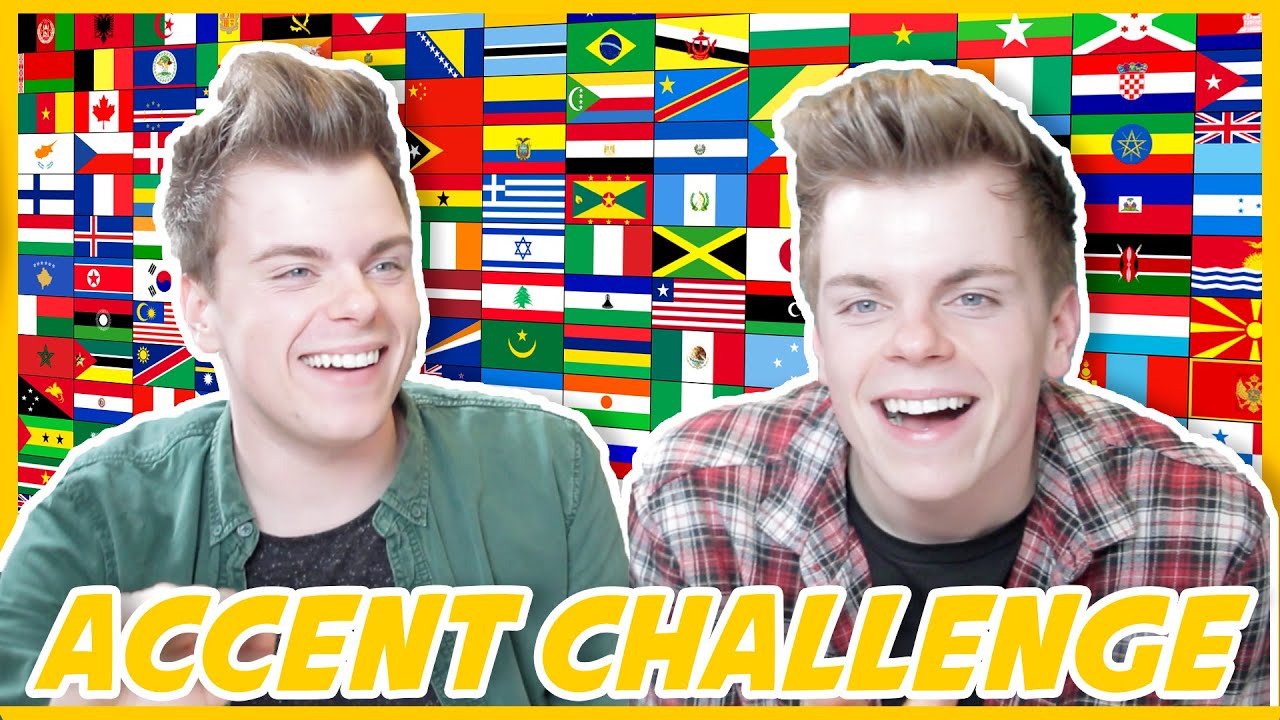 BRITISH TWINS ACCENT CHALLENGE | NikiNSammy