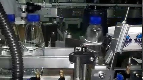 Mineral Water Bottle Fixed point position labeling machine  clip