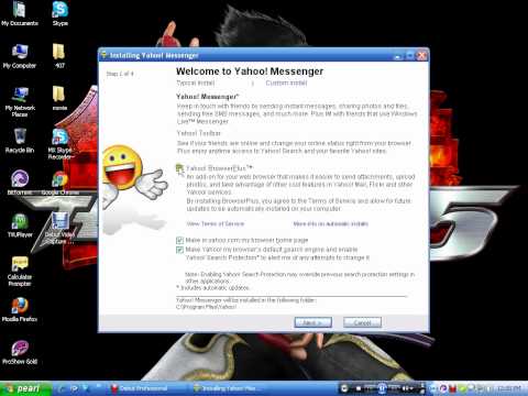 come scaricare e installare Yahoo Messenger parte 1