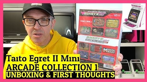 Taito Egret Mini - ARCADE COLLECTION 1 - First Thoughts & Unboxing