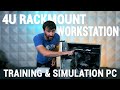 Avarigs  4u rackmount workstation  training  simulation pc build