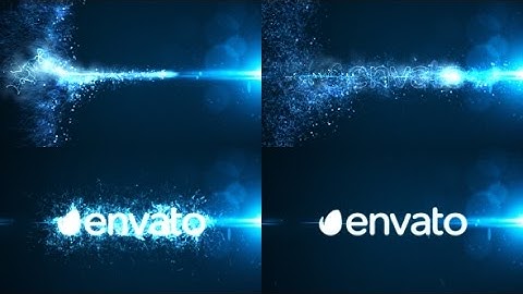 Glowing Particle Logo Reveal 15 - After Effects Template