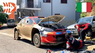 Incredible Evans Repair Raw Footage - WRC Rally Italy 2023