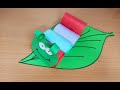 Easy craft paper worm folding