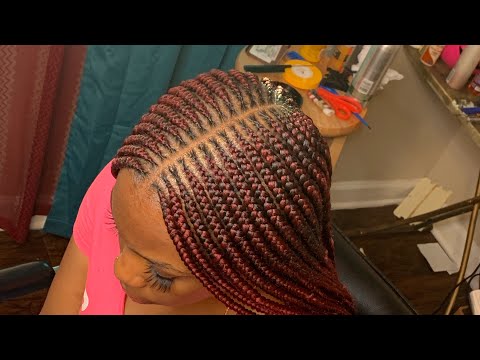 two-layer-braids!!!-top-part-only!-#prestretchedhair