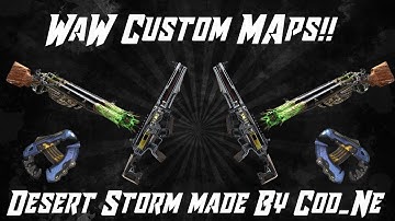 WaW Zombie Desert | Custom Maps