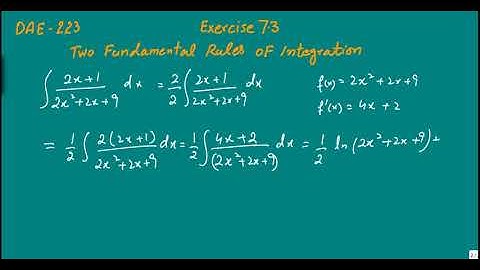 DAE 223,233 math chapter 7  exercise 7.3