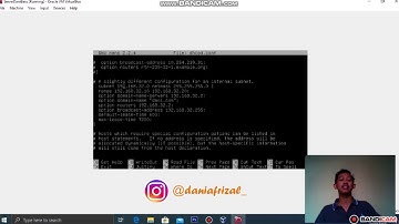 INSTALASI DHCP SERVER PADA LINUX DEBIAN MENGGUNAKAN VIRTUAL BOX, 100% BERHASIL