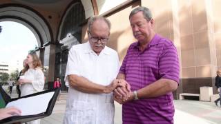 'More Love In The World Than Hate,' As Groups Celebrate Same-Sex Marriages