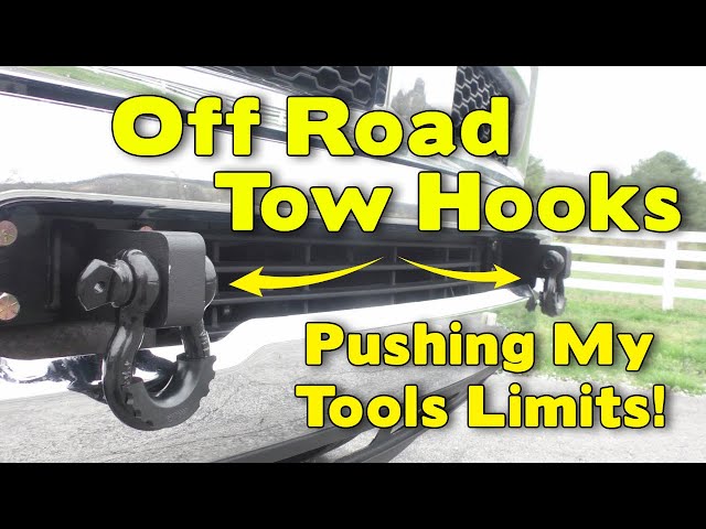 Making Tow Hooks For My RAM Pickup Truck and Pushing My Tools