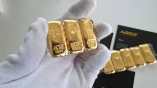 8 x 2.5oz Perth Mint Gold Cast Bullion Bars - Check out the BEAUTIES!