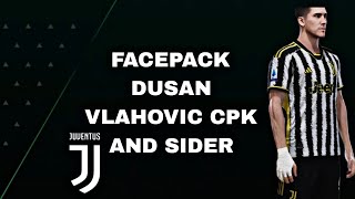 Pes 2021 | Football Life Dusan Vlahovic Face 2023/2024 | Patch Cpk and Sider Version