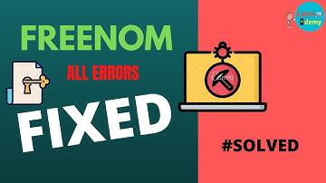 How to fix freenom technical error while checkout |Fix all freenom errors | Lerndemy