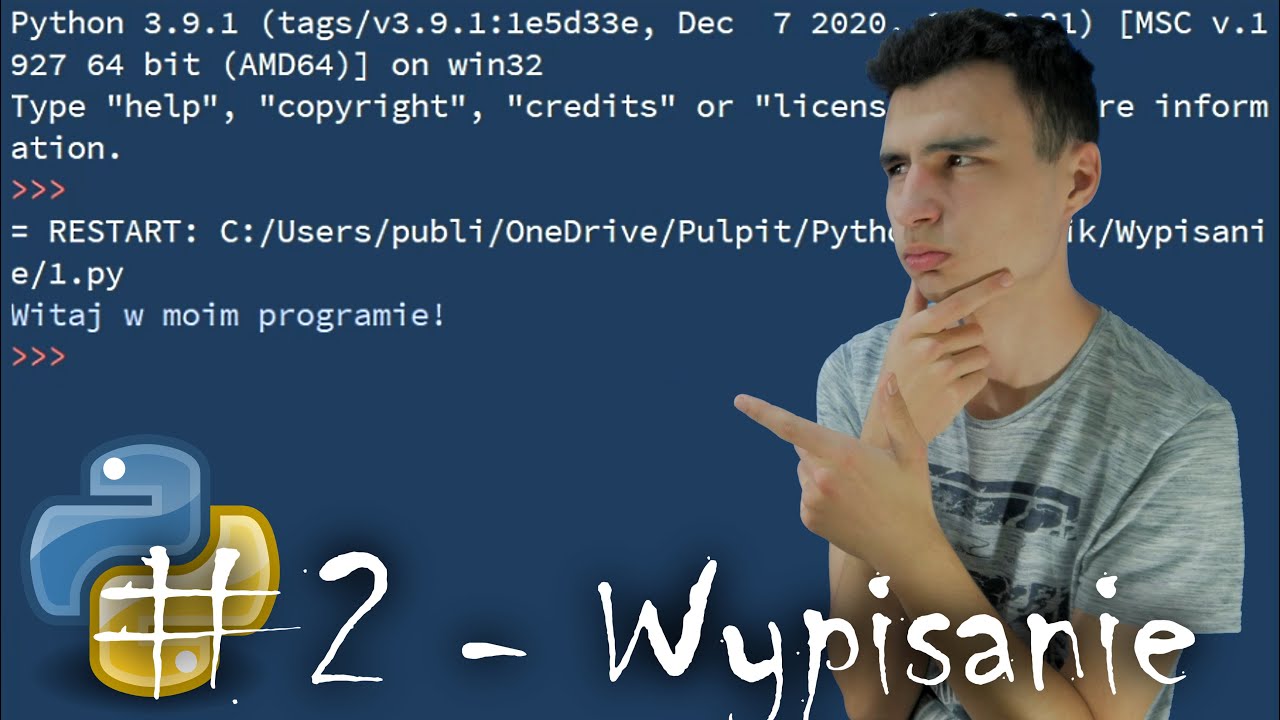 Programowanie w Pythonie #2 - Instrukcja Print
