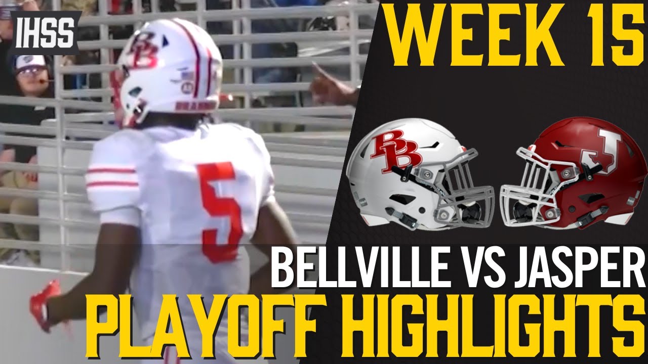Bellville vs Jasper 2023 Week 15 Football Highlights YouTube